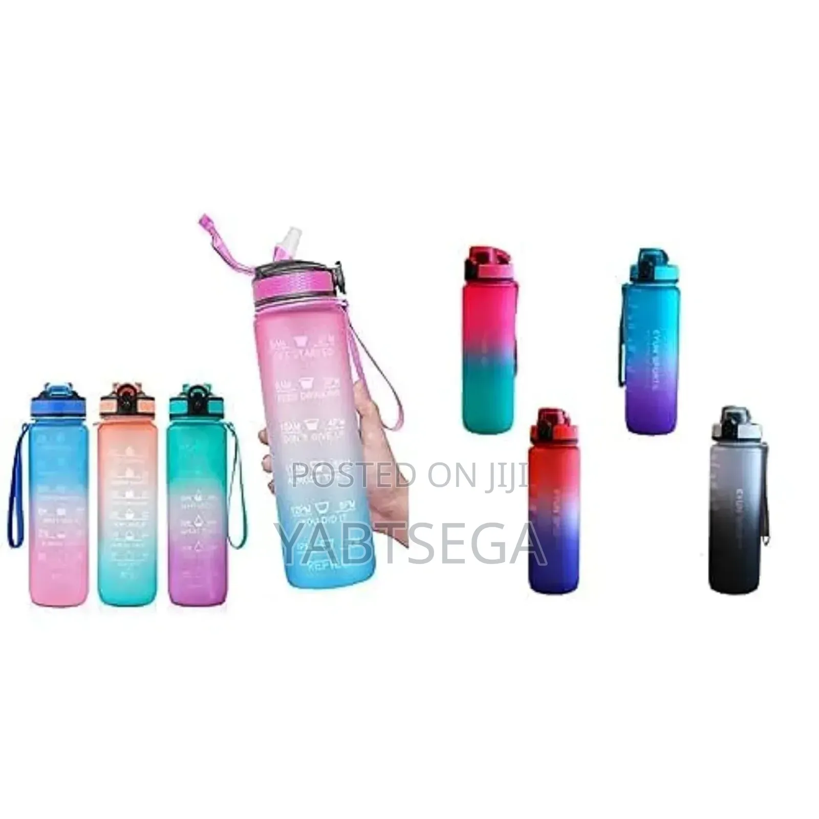 Motivational Water Bottle With Time Marker