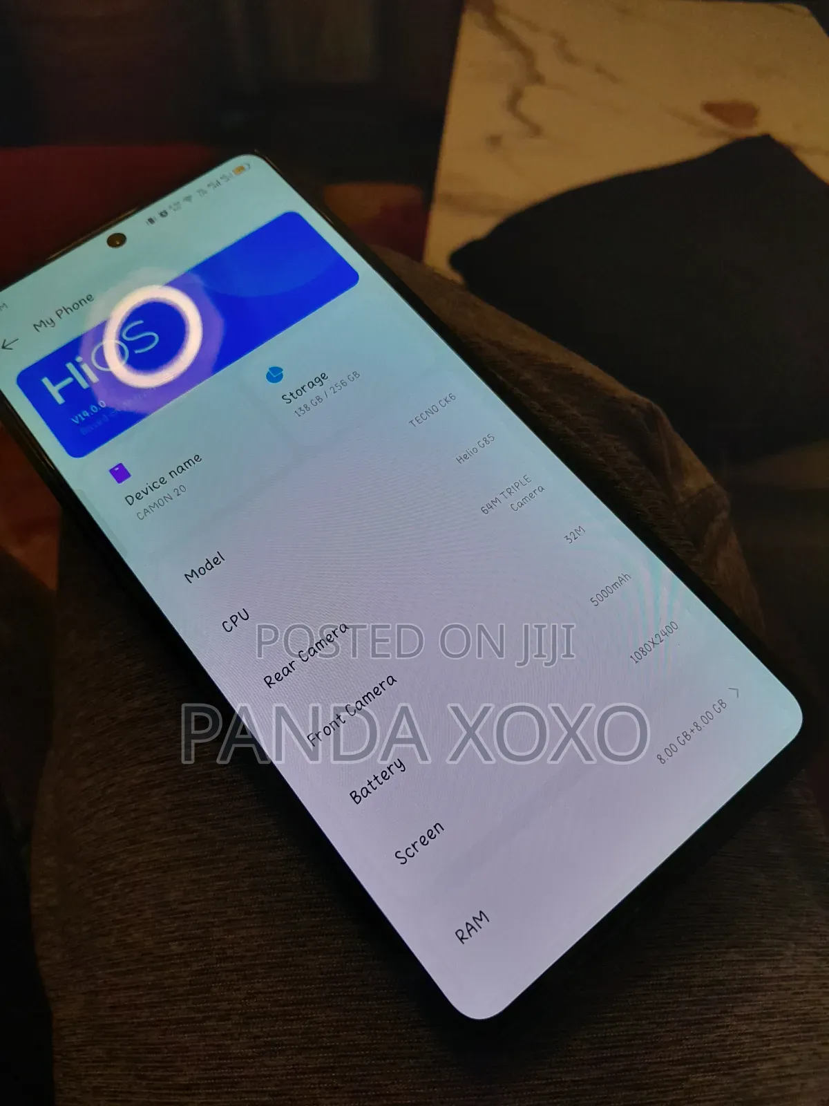 Tecno Camon 20 256 GB Blue