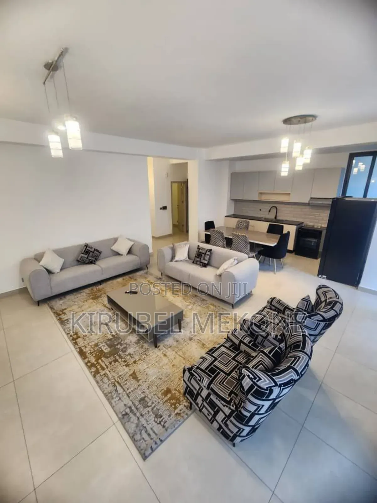 Furnished 3bdrm Apartment in Bole for rent