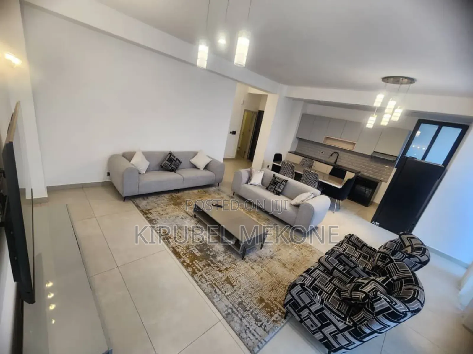 Furnished 3bdrm Apartment in Bole for rent