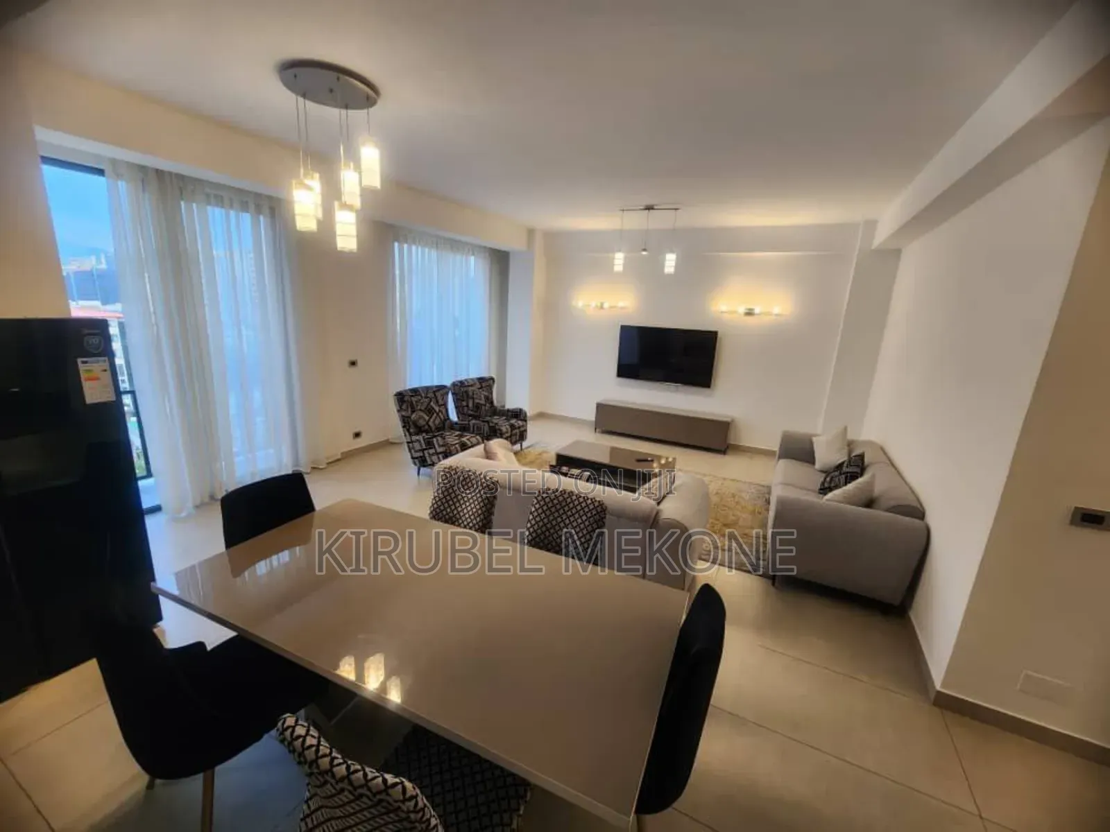 Furnished 3bdrm Apartment in Bole for rent