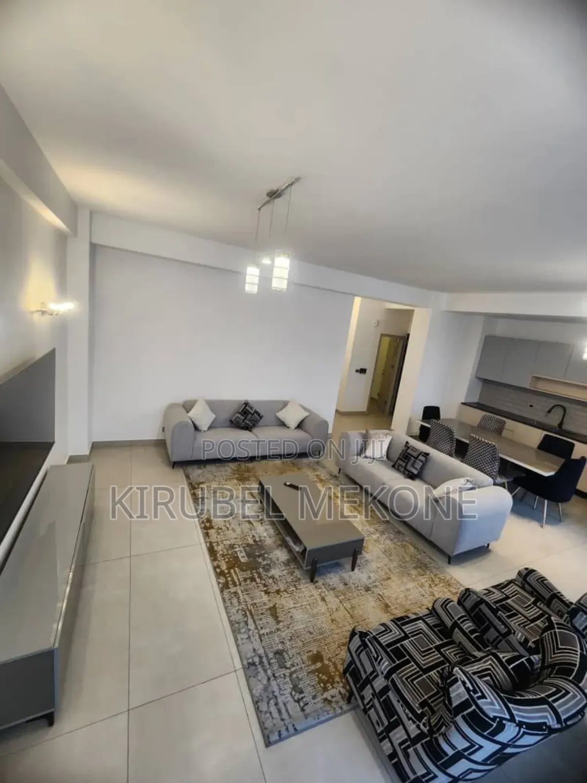 Furnished 3bdrm Apartment in Bole for rent