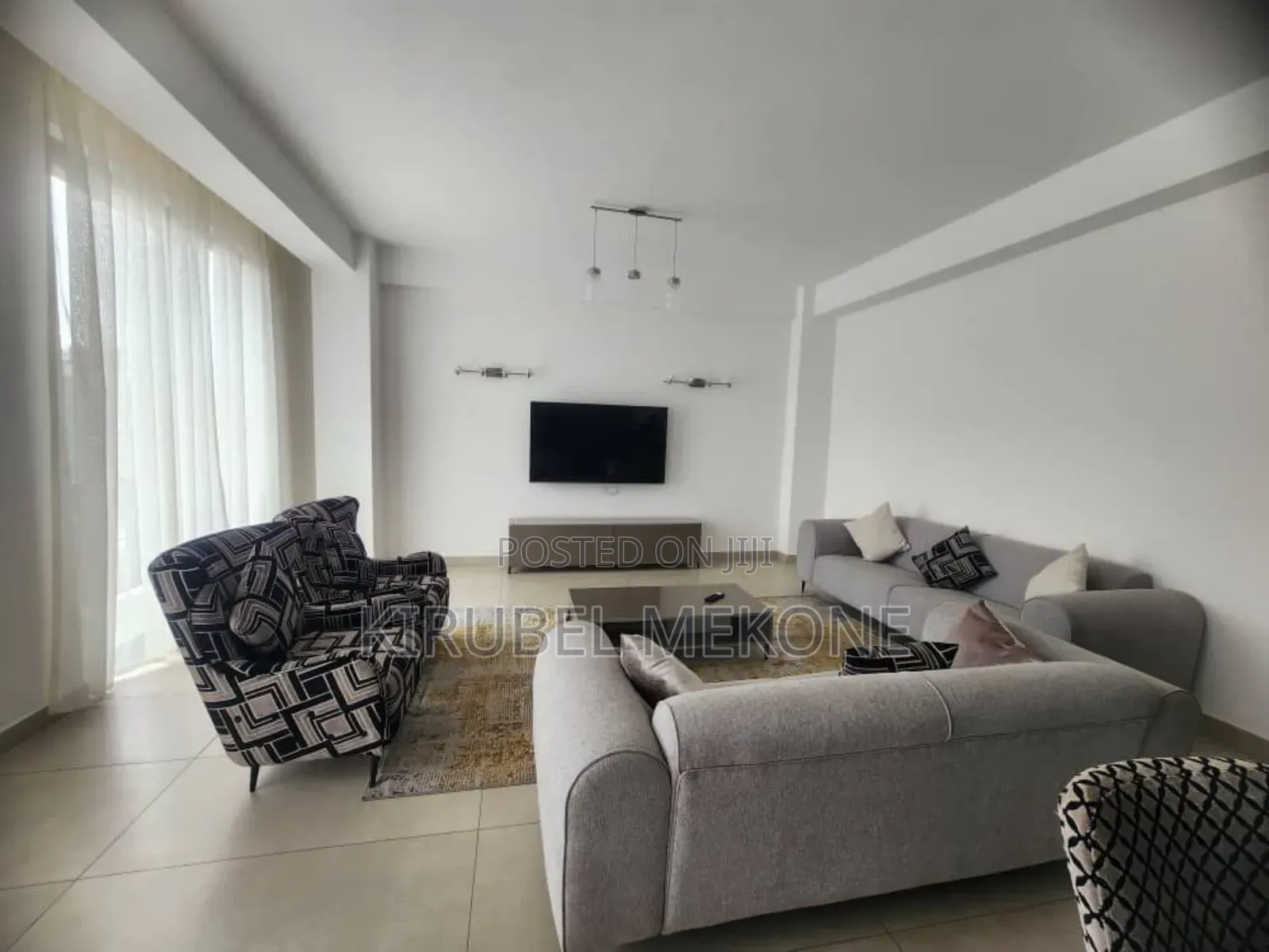 Furnished 3bdrm Apartment in Bole for rent