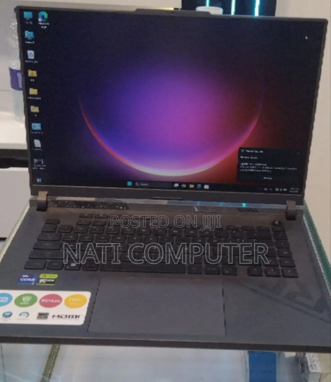 New Laptop Asus ROG Strix G16 G614 16GB Intel Core I7 SSD 1T