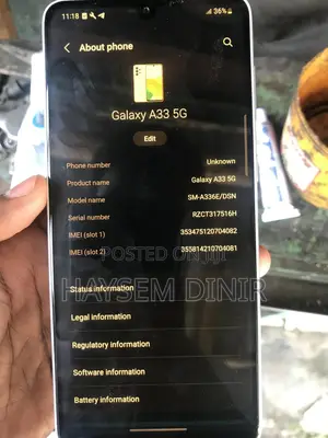 New Samsung Galaxy A33 5G 128 GB White