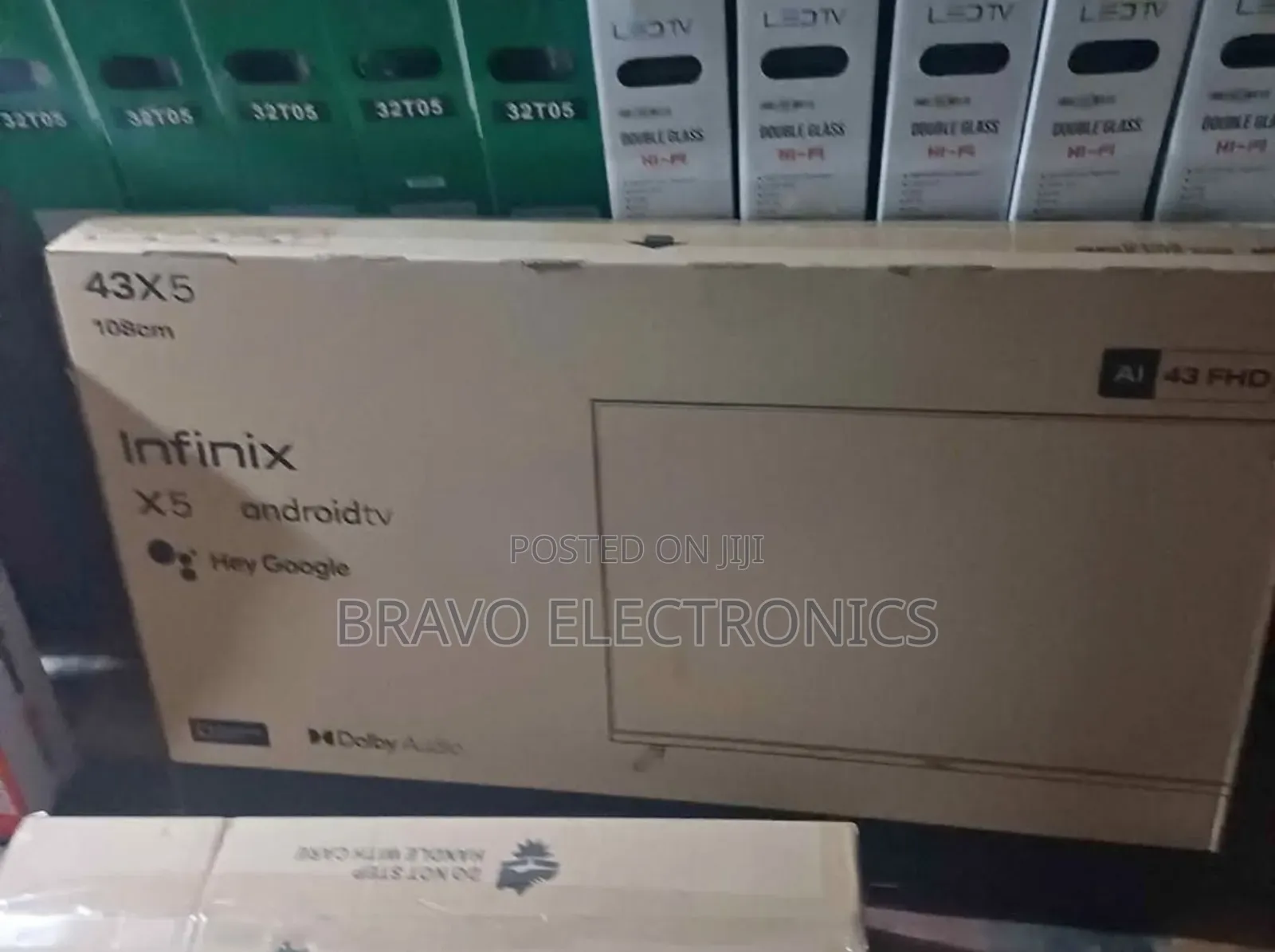 Infinix 43” X5 Android Google Tv – 2025 Frameless Edition