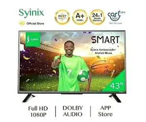 Syinix 43 Inch Tv Smart Android Full Hd Frameless Tv New Price