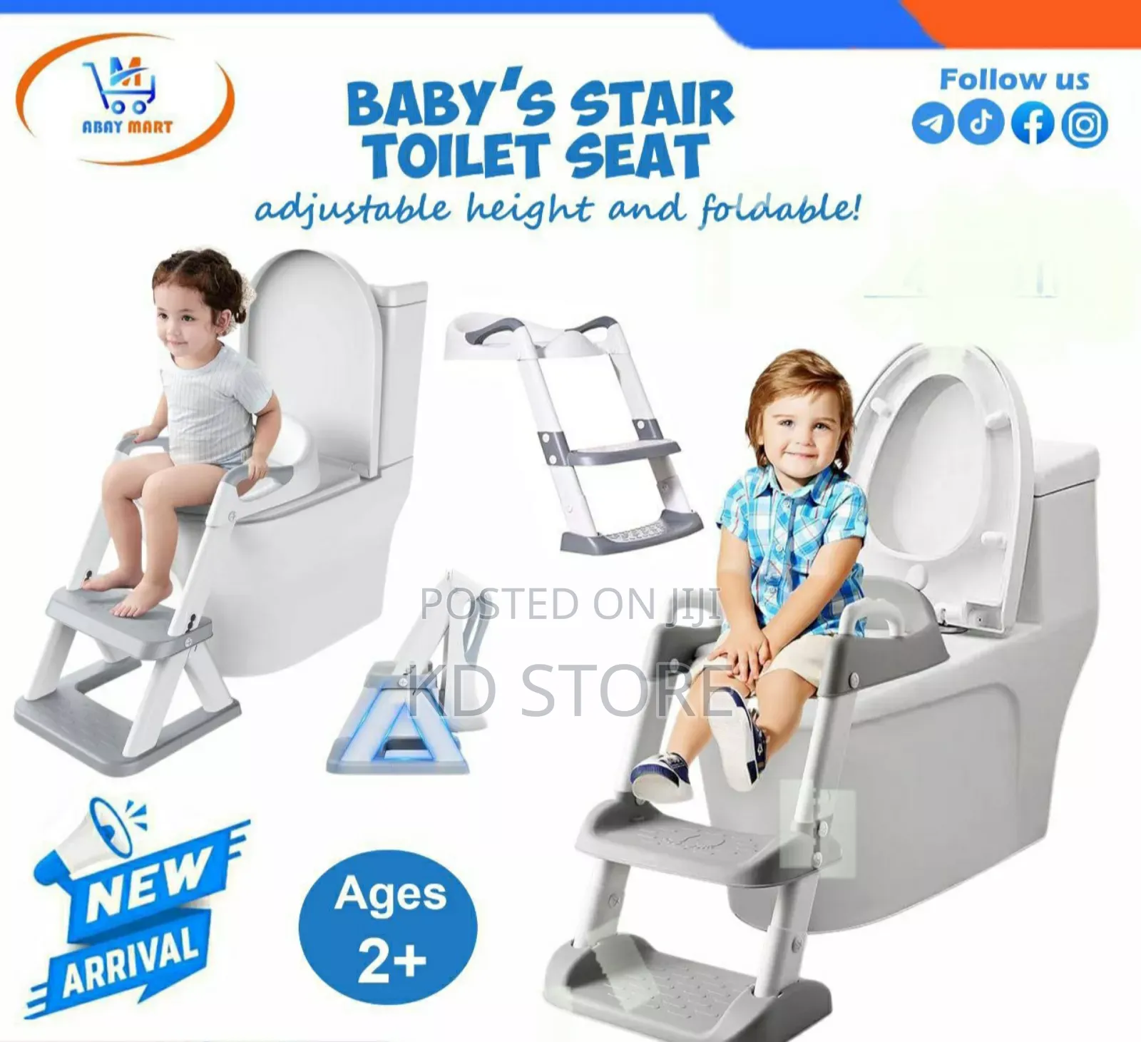 Baby's Stair Toilet Seat