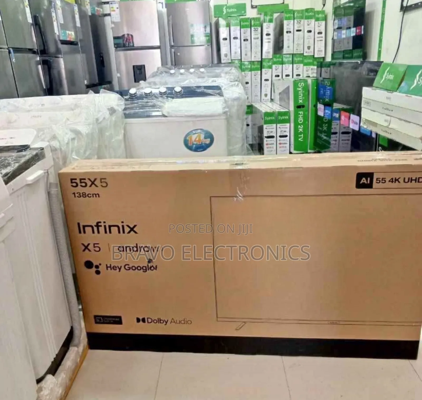 Infinix 55" X5 Android Google Tv 2025 – Big Screen, Big Entertainment!