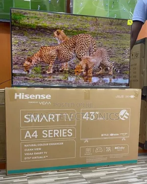 Hisense 43" A4 Series Frameless Tv – Stunning Picture, Sleek Design!