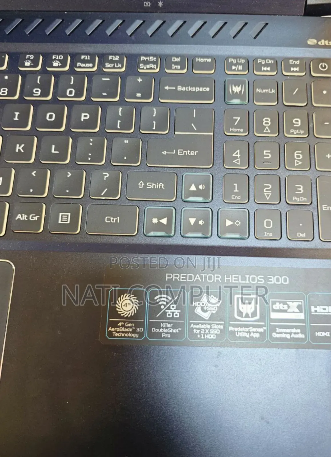 New Laptop Acer Predator Helios 300 16GB Intel Core I7 SSD 1T