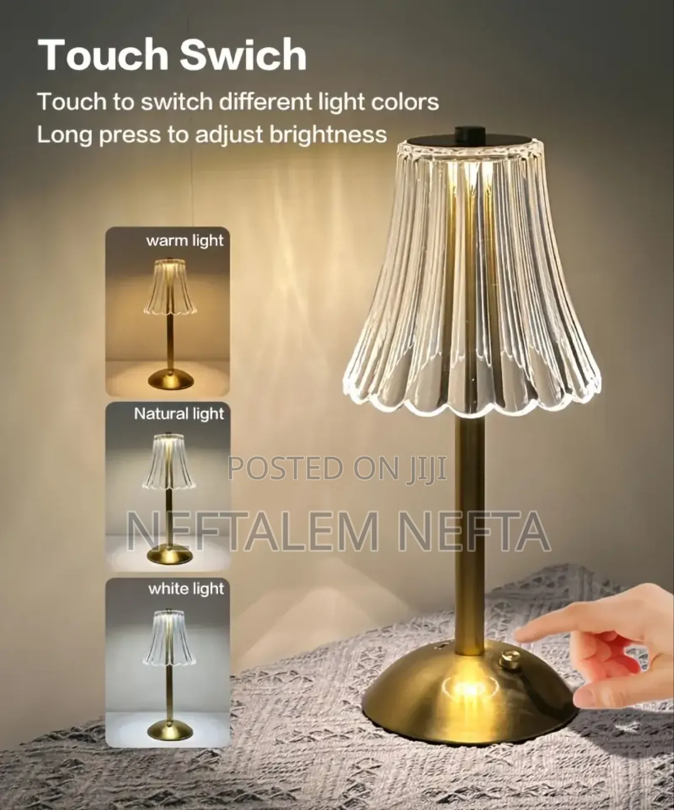 Crstal Table Lamp