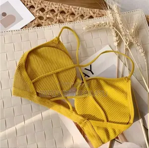 Women Cross Strap Sports Bra Push Up Top Women Yoga Gym Crop Tops