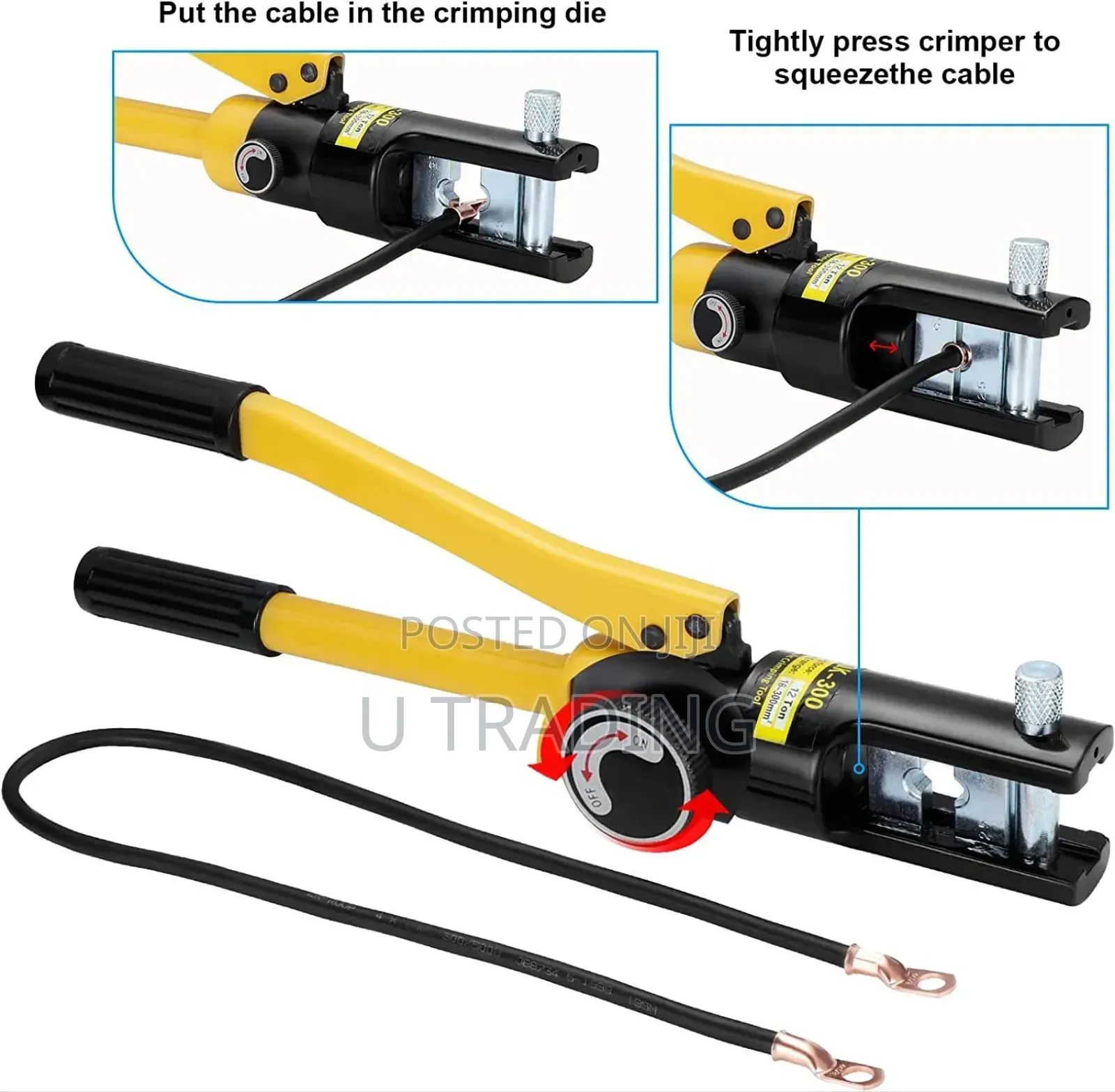 Hydraulic Cable Crimper