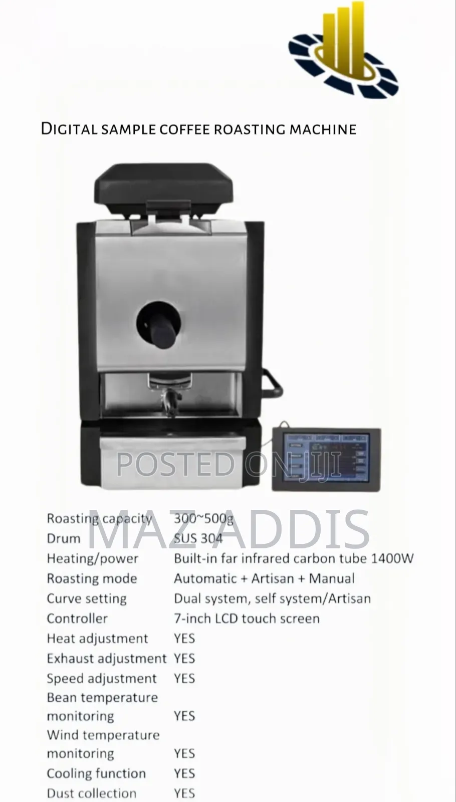 Sample Coffee Roasting Machine