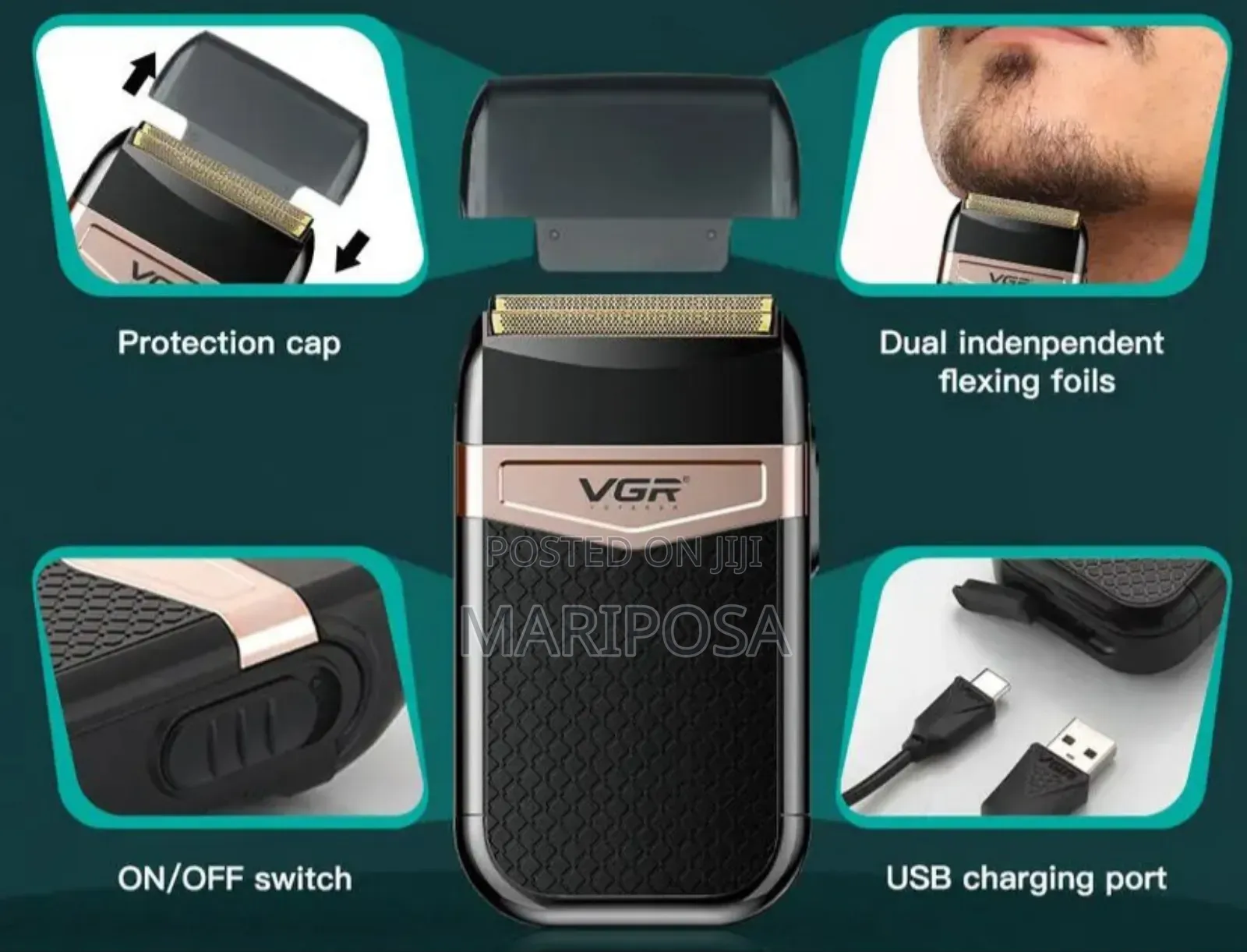 VGR Professional Electric Shaver