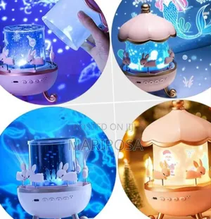 Rechargeable Rotating Projector