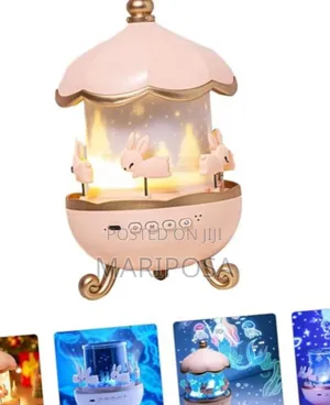 Rechargeable Rotating Projector