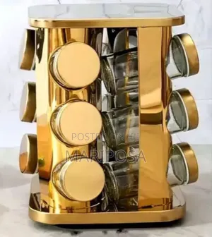 12 Jar Rotating Spice Carousel