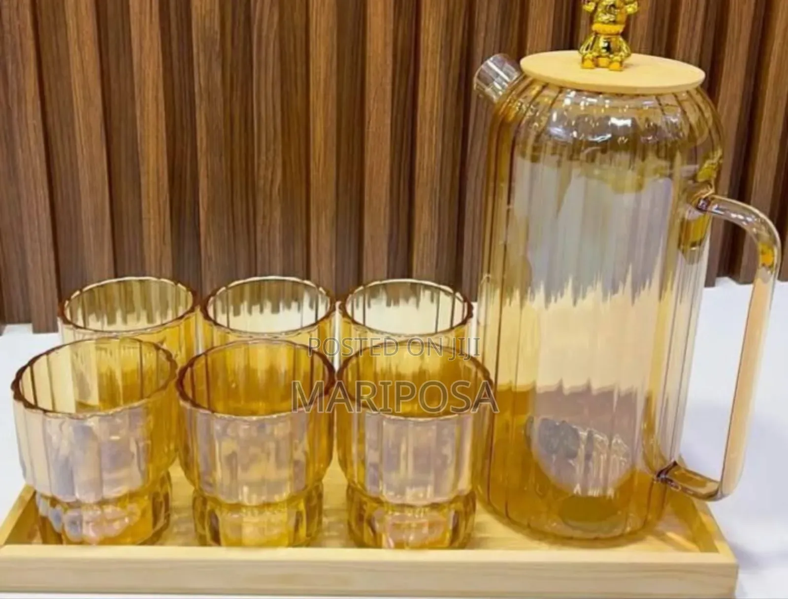 7pcs Glass Water Set