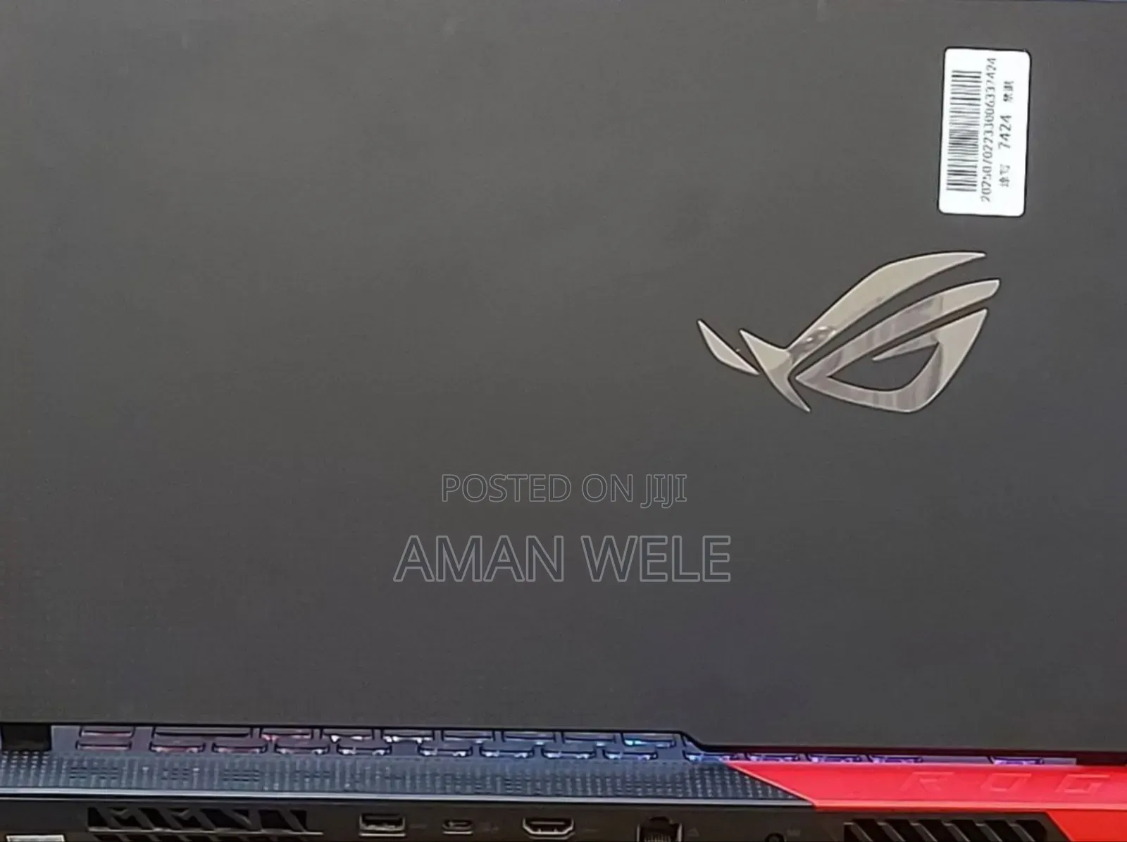 New Laptop Asus ROG Strix G15 16GB Intel SSD 1T
