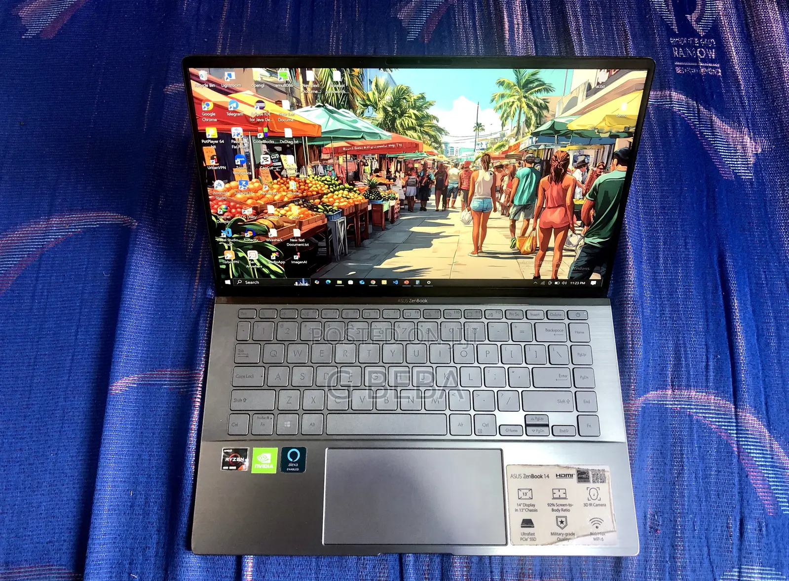 New Laptop Asus Zenbook 14 UX434 8GB AMD Ryzen 5 SSD 256GB