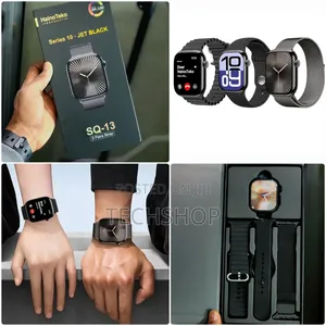 Photo - Hanio Teko Jet Black Sq13 Smart Watch