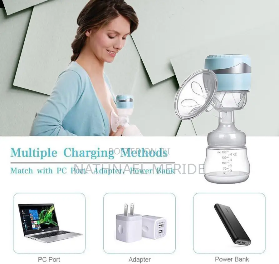 Wireless Integrated Electric Breast Pump ቻርጅ ተደርጎ የሚሰራ ጡት ማለብያ