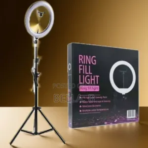 Photo - 10 Inch Led Ring Light: Adjustable Brightness for Every Mood.