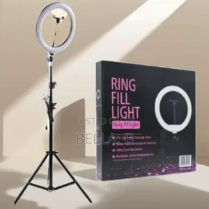 Photo - 10 Inch Led Ring Light: Vibrant Color Temperature Control.