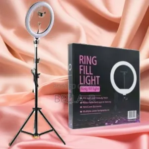 Photo - 10 Inch Led Ring Light: Stable Tripod Included.
