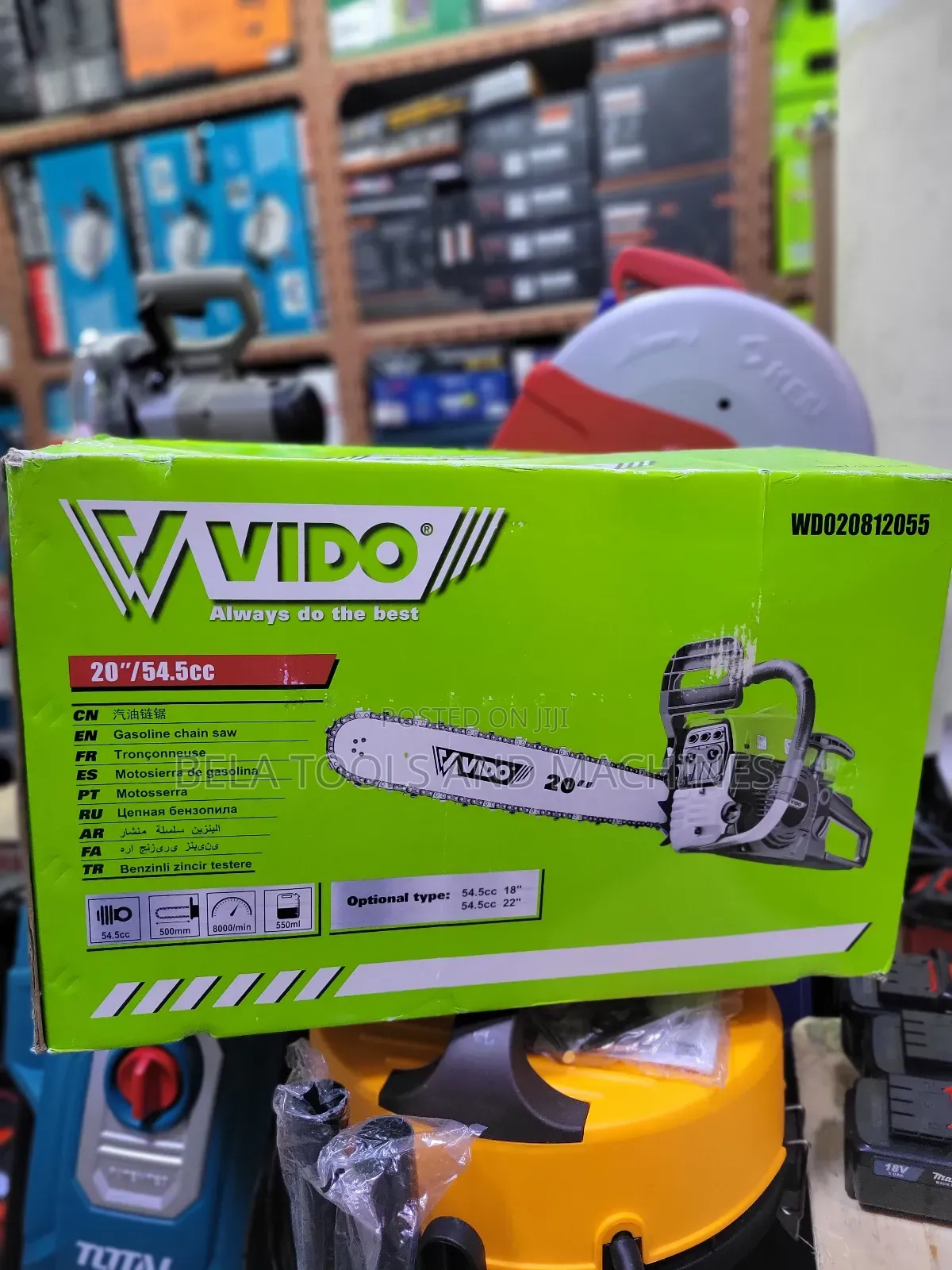 Vido Chainsaw 20" Wood Cutting Machine Good Quality Brand