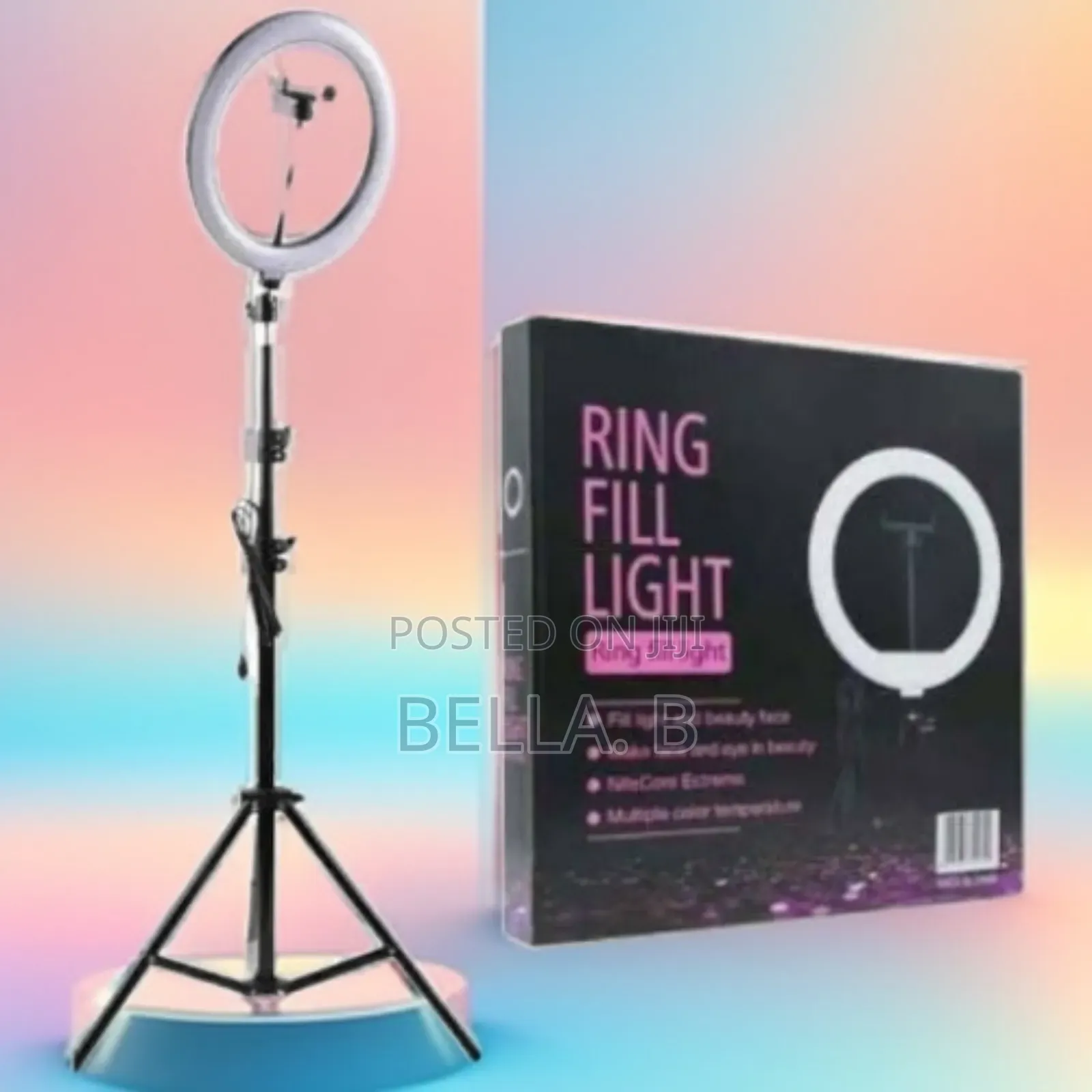 10 Inch Led Ring Light: Ideal for Makeup Application.