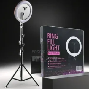 Photo - 10 Inch Led Ring Light: Lightweight and Easy to Set Up.