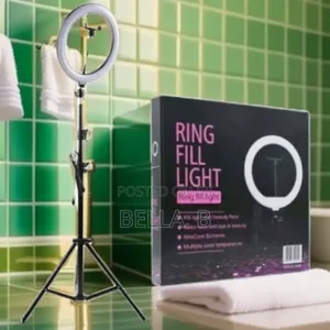 Photo - 10 Inch Led Ring Light: Wide Compatibility.