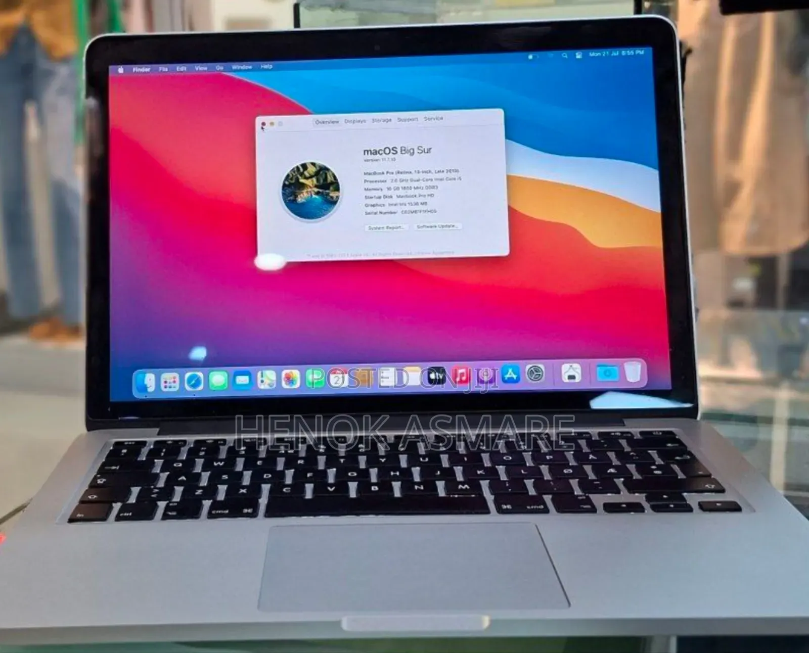 New Laptop Apple MacBook 2013 16GB Intel Core I5 SSD 512GB