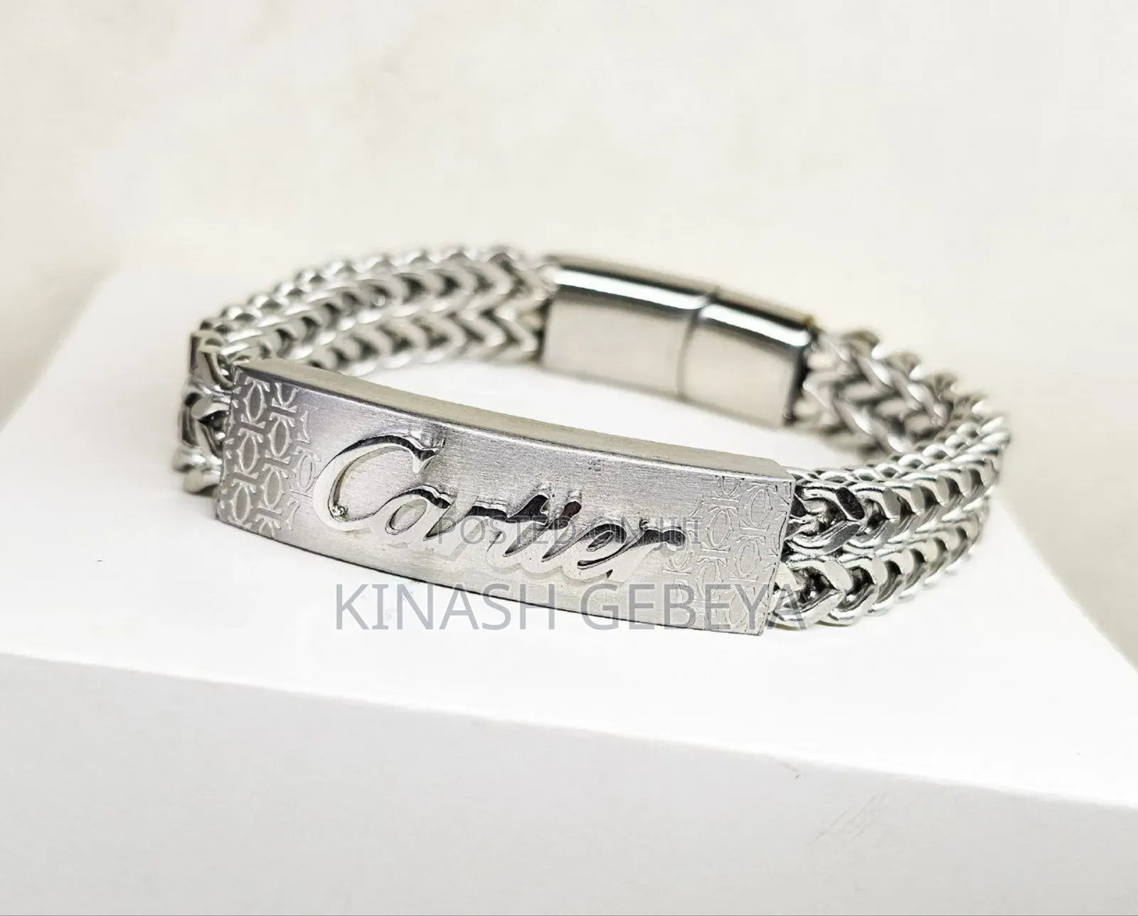 Cartier Stainless Steel Mens Braclet