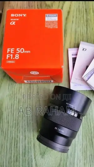 Sony Fe 50mm F/1.8 Lens E-mount Lens/Full-frame