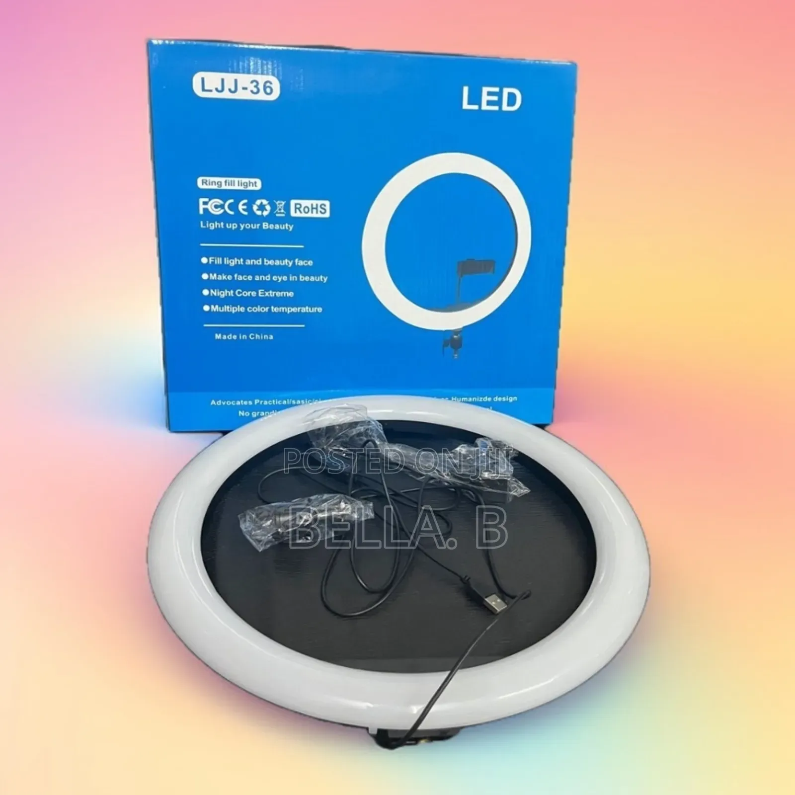 14 Inch Led Ring Light: Stable and Durable Tripod Included.