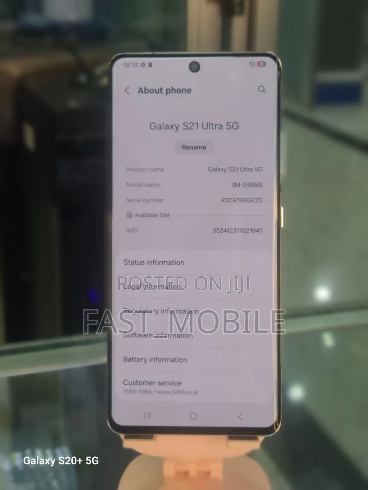 Samsung Galaxy S21 Ultra 5G 512 GB Black