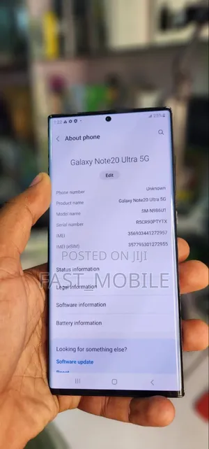 Samsung Galaxy Note 20 Ultra 128 GB Black