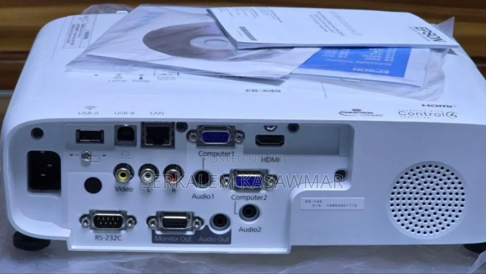 1brand New Epson Eb-X49 Projector Technology: 3lcd, RGB Liquid Cr