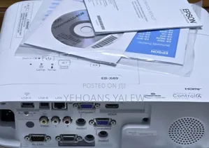 Brand New Epson Eb-X49 Projector Technology: 3lcd, RGB Liquid Cryst