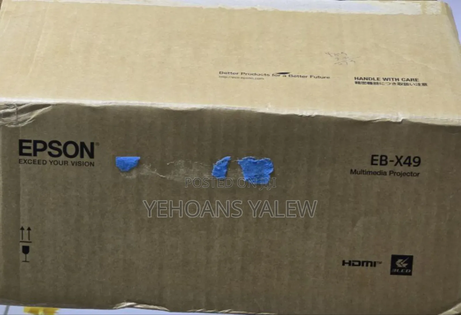 Brand New Epson Eb-X49 Projector Technology: 3lcd, RGB Liquid Cryst