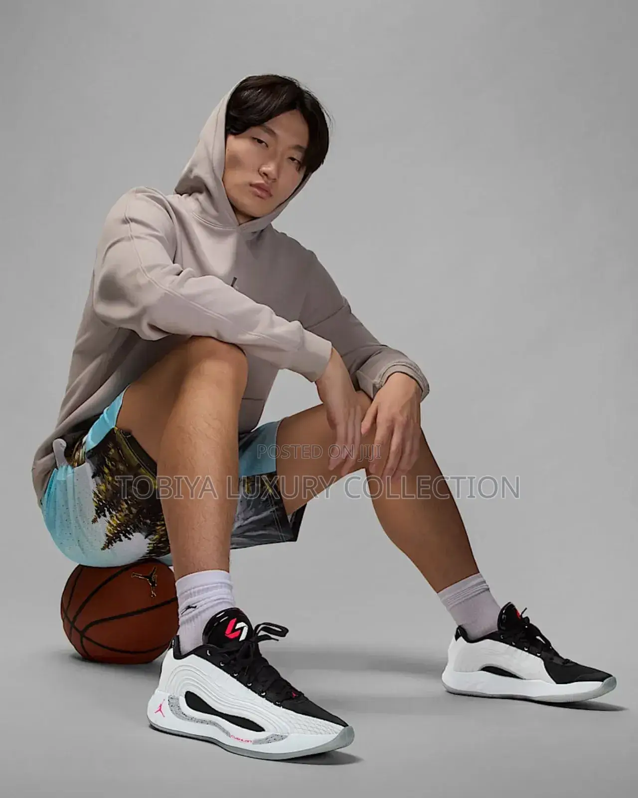 32,000 Birr Luka 4 White Cement Basketball Shoes Original Shoes