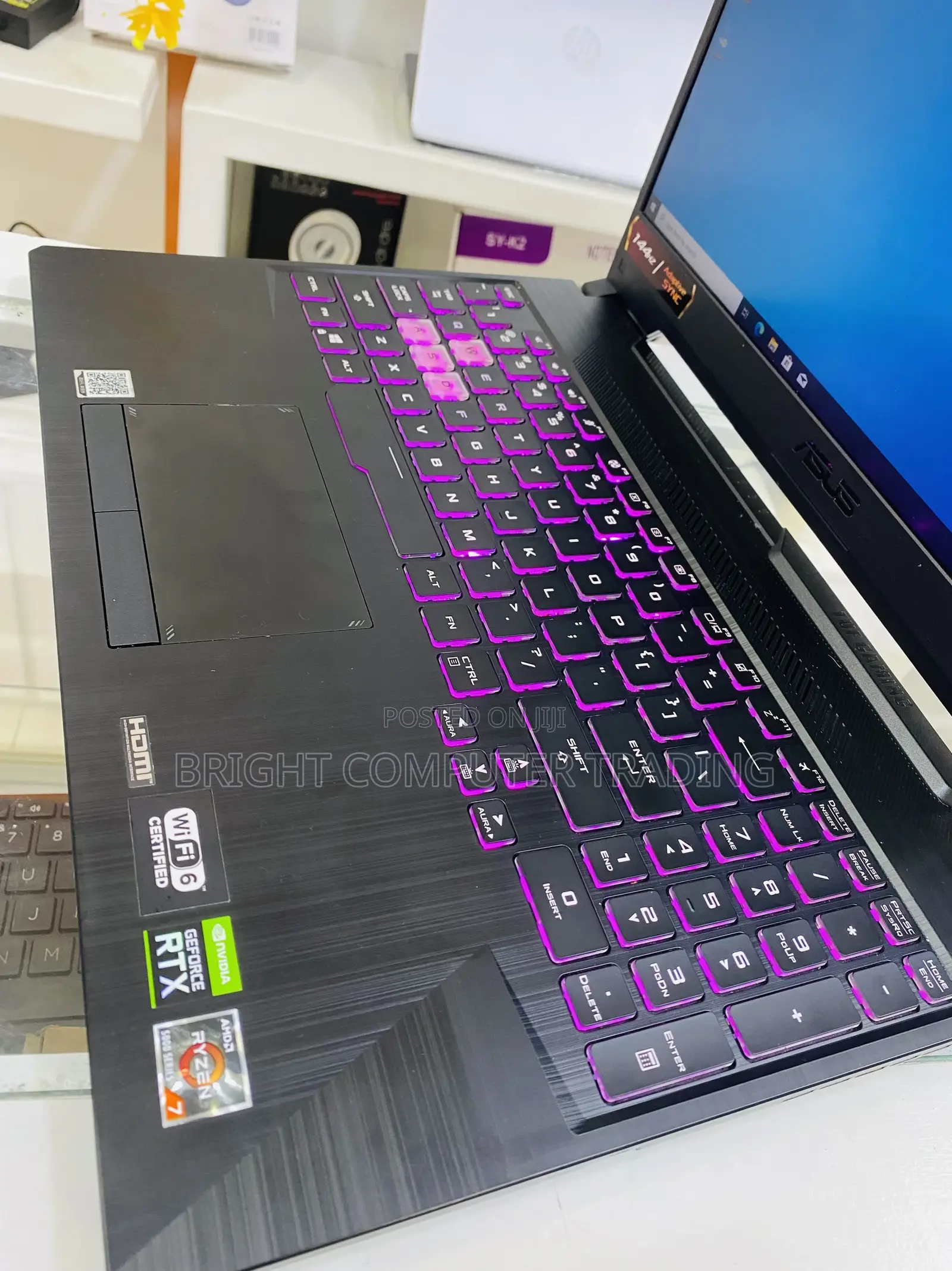 New Laptop Asus TUF Gaming A15 16GB AMD Ryzen 7 SSD 512GB