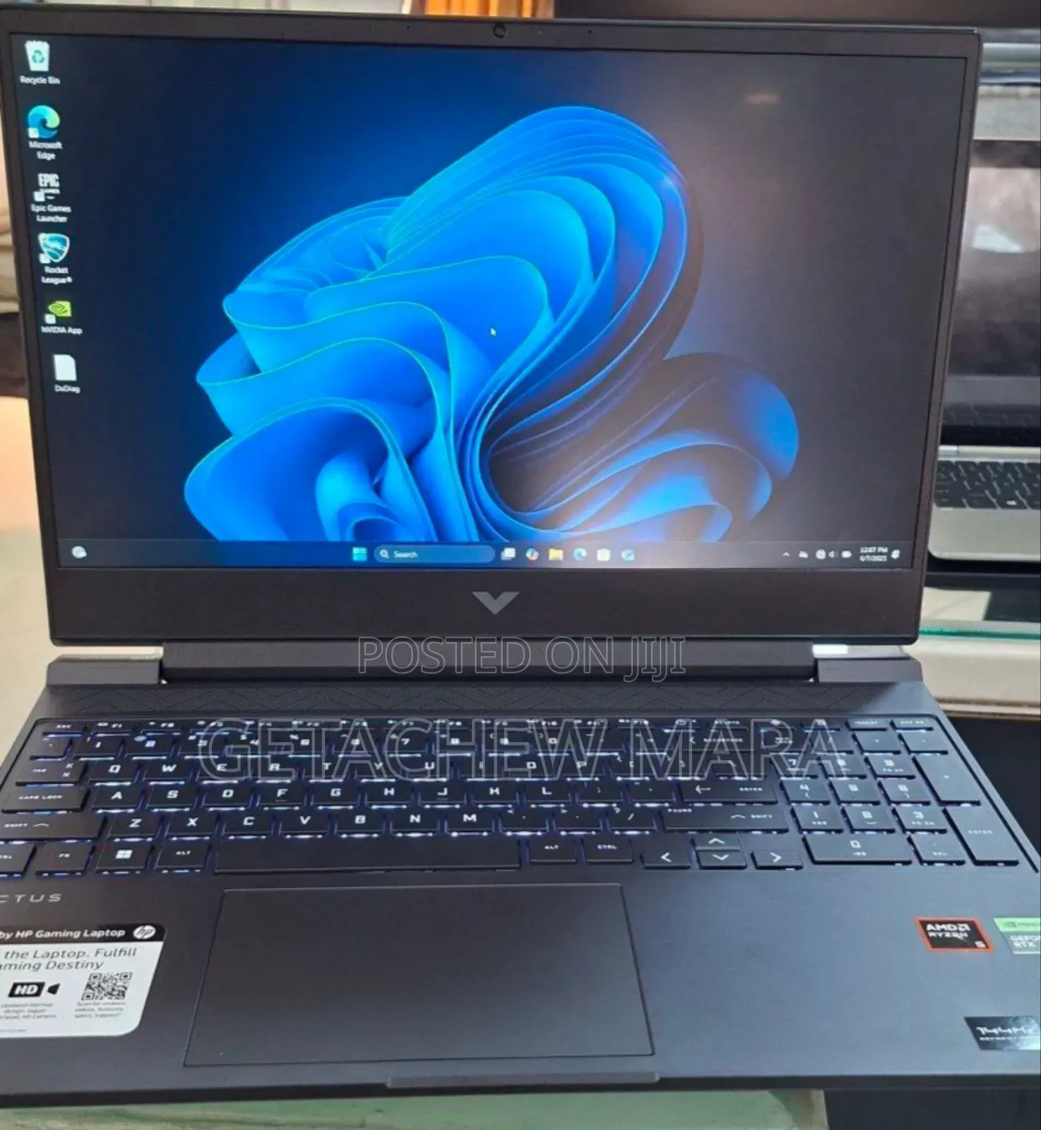 New Laptop HP Victus 15 8GB AMD Ryzen 5 SSD 512GB