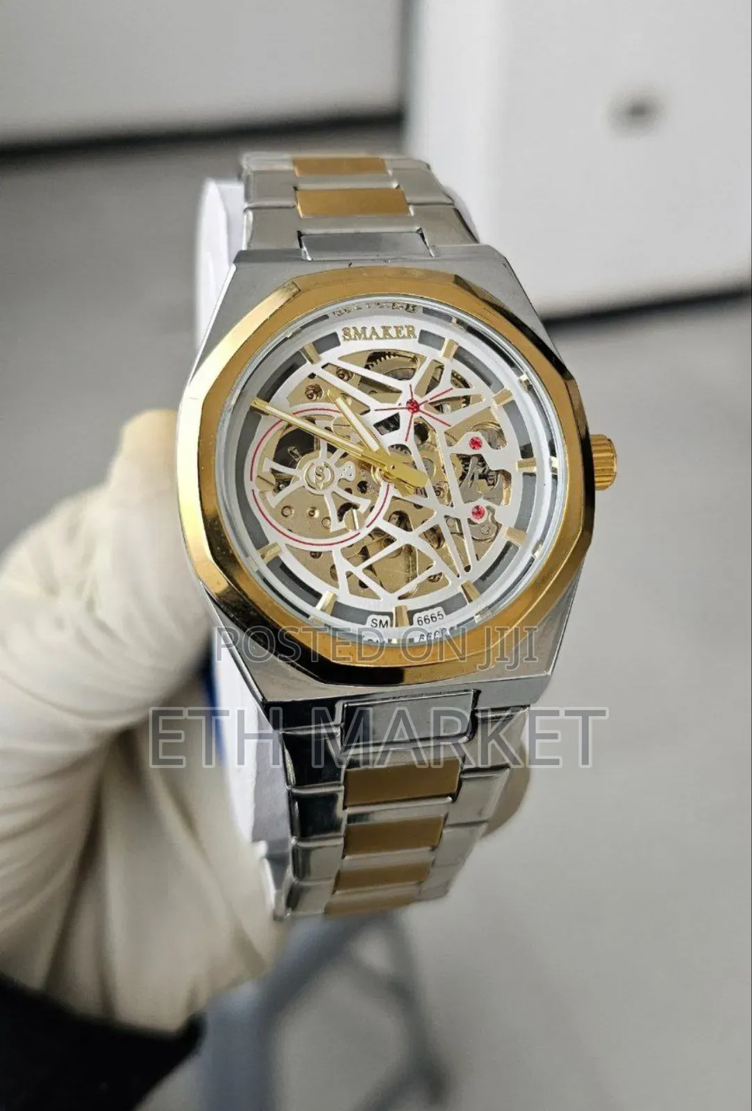 Smaker Luxury Grand Men's Waterproof Full Automatic Mechanical Design