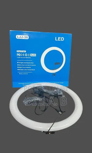 Photo - 14 Inch Led Ring Light:Universal Compatibility.