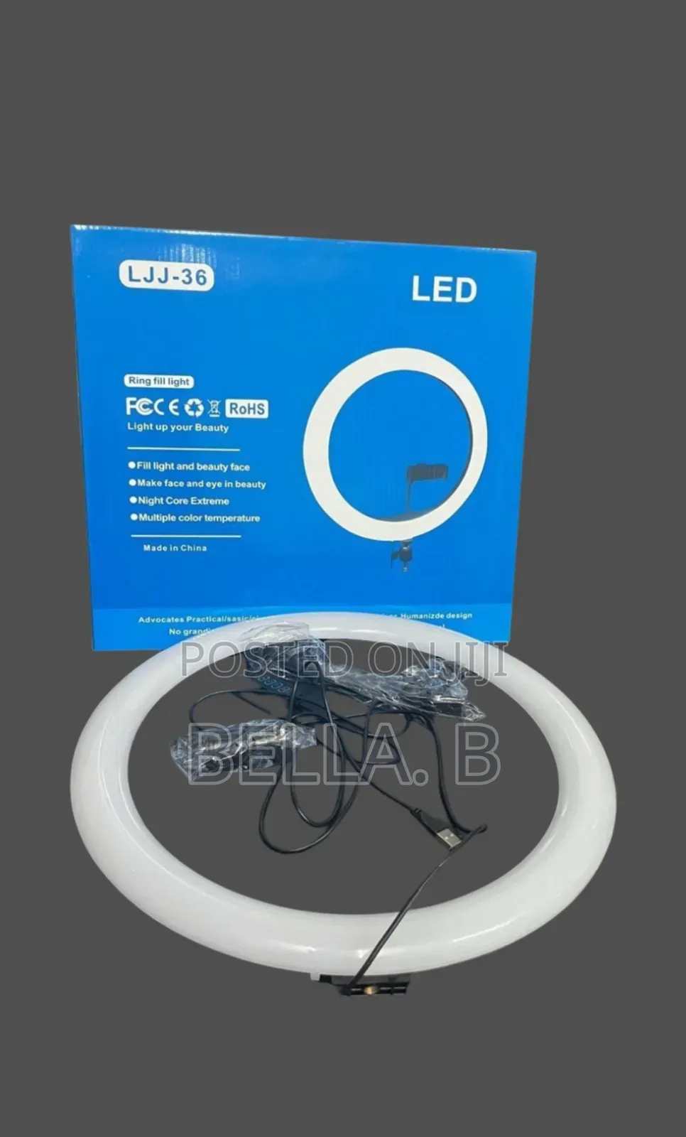 14 Inch Led Ring Light:Universal Compatibility.